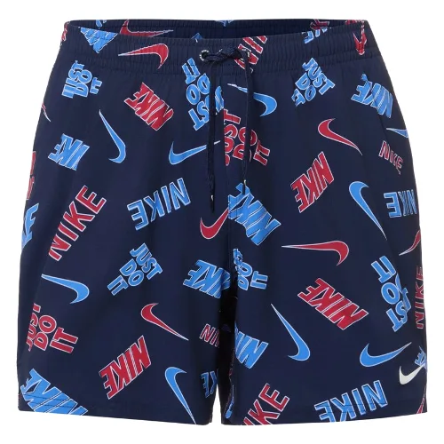 Nike kąpielówki Mężczyźni Sztuczne włókno niebieski, XL