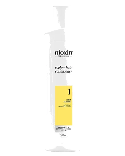 Nioxin Nioxin System 1 odżywka Scalp Therapy do włosów naturalnych, lekko przerzedzonych, 300 ml Odżywki do włosów