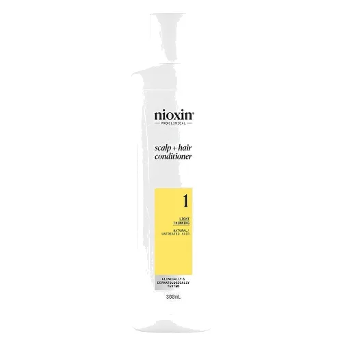 Nioxin Nioxin System 1 odżywka Scalp Therapy do włosów naturalnych, lekko przerzedzonych, 300 ml Odżywki do włosów