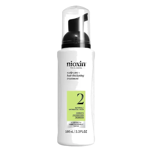 Nioxin Nioxin System 2 serum bez spłukiwania do skóry głowy i włosów naturalnych, mocno przerzedzonych, 100 ml Maski do włosów
