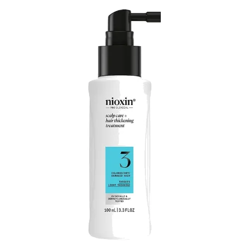 Nioxin Nioxin System 3 serum bez spłukiwania do skóry glowy i włosów farbowanych, lekko przerzedzonych, 100 ml Maski do włosów