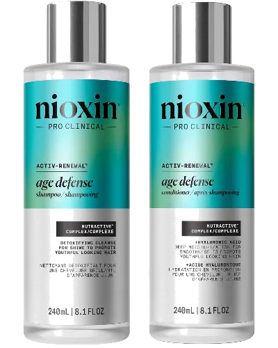 Nioxin Pro Clinical Age Defense Shampoo and Conditioner Bundle