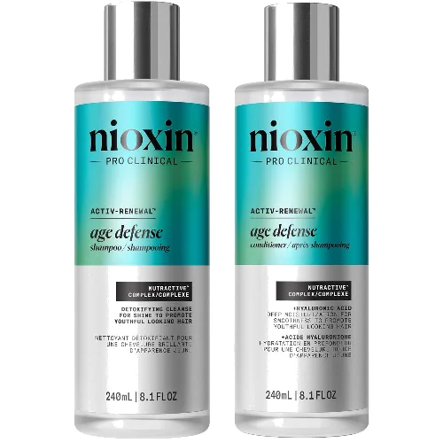 Nioxin Pro Clinical Age Defense Shampoo and Conditioner Bundle
