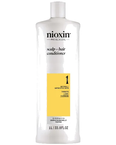 NIOXIN Scalp and Hair Thickening System 1 Conditioner for Natural Hair with Light Thinning 1L
