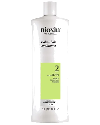 NIOXIN Scalp and Hair Thickening System 2 Conditioner for Natural Hair with Progressed Thinning 1L