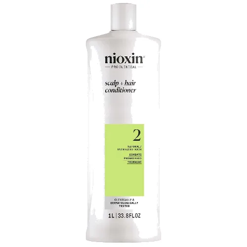 NIOXIN Scalp and Hair Thickening System 2 Conditioner for Natural Hair with Progressed Thinning 1L