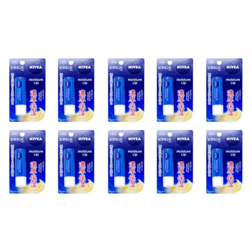 NIVEA Japan - Moisture Lip Care Plus Vitamin E - 3.9g (10szt.)