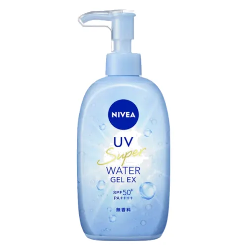 NIVEA Japan - UV Super Water Gel EX Pump Fragrance Free SPF50+ PA++++ - 270g