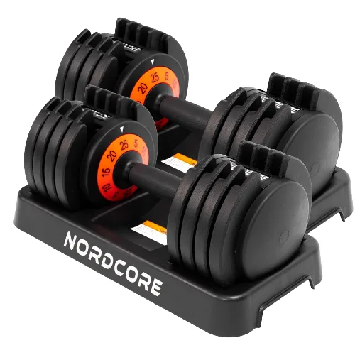 Nordcore 2x Regulowane Hantle Core, 50kg