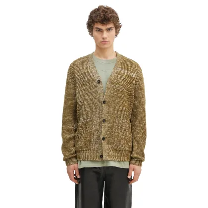 Norse Projects kardigan wełniany Loki Wool Cotton Rib Cardigan