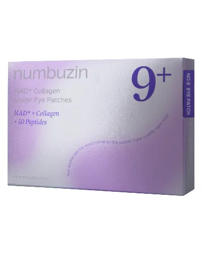 Numbuzin No:9+ NAD+ Collagen Under Eye Patches Kolagenowe Płatki pod Oczy 10 Sztuk