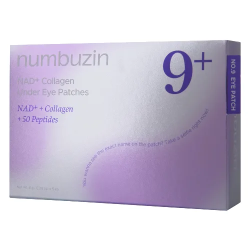 Numbuzin No:9+ NAD+ Collagen Under Eye Patches Kolagenowe Płatki pod Oczy 10 Sztuk