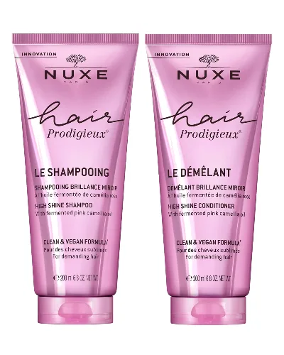 NUXE Hair Prodigieux High Shine Shampoo and Conditioner Duo