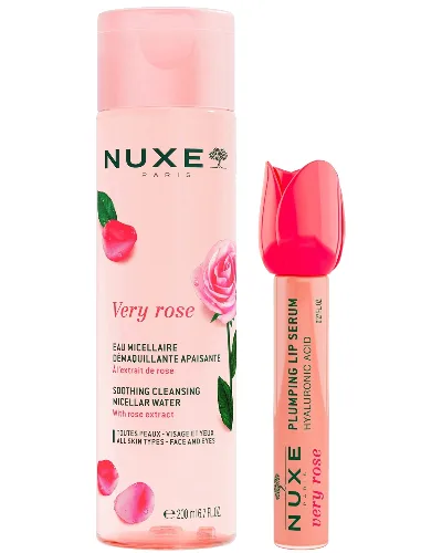NUXE Very Rose Lipcare & Cleansing Water Bundle