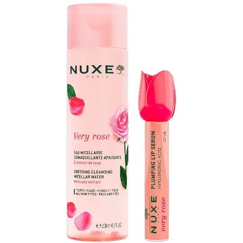 NUXE Very Rose Lipcare & Cleansing Water Bundle