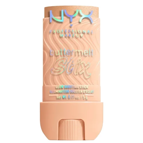 NYX Professional Makeup Buttermelt Stix, Rozświetlacz w sztyfcie Rozświetlacze 5 g 06 - A WHOLE MELT