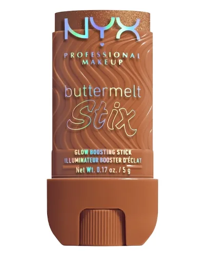 NYX Professional Makeup Buttermelt Stix, Rozświetlający sztyft do twarzy Rozświetlacze 5 g 11 - MELT YOU LATER