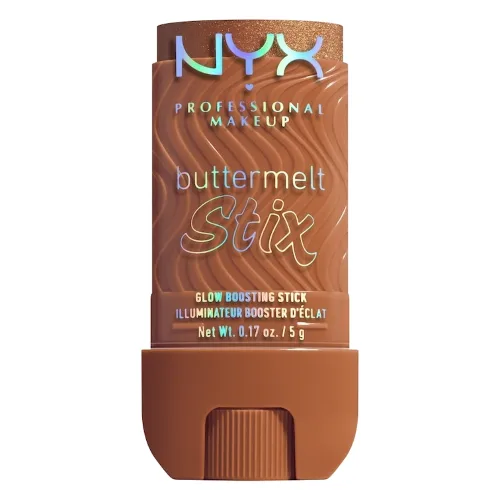 NYX Professional Makeup Buttermelt Stix, Rozświetlający sztyft do twarzy Rozświetlacze 5 g 11 - MELT YOU LATER