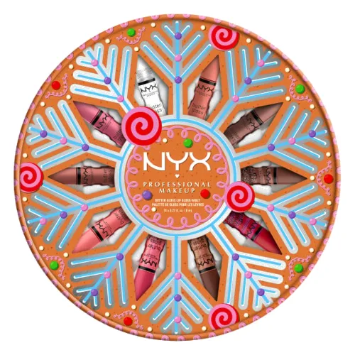 NYX Professional Makeup Holiday Butter Gloss Lip Vault Zestaw Błyszczyków do Ust