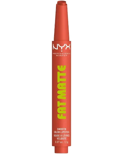 NYX Professional Makeup NYX Professional Makeup Fat Matte Smooth Color Lipstick, Matowy Balsam Do Ust W Sztyfcie, Kremowa Konsystencja, Efekt Wygładzenia Ust, Pink Puff Szminki 2 g COZY WHIPPED