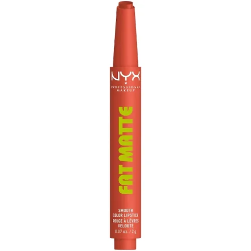 NYX Professional Makeup NYX Professional Makeup Fat Matte Smooth Color Lipstick, Matowy Balsam Do Ust W Sztyfcie, Kremowa Konsystencja, Efekt Wygładzenia Ust, Pink Puff Szminki 2 g COZY WHIPPED