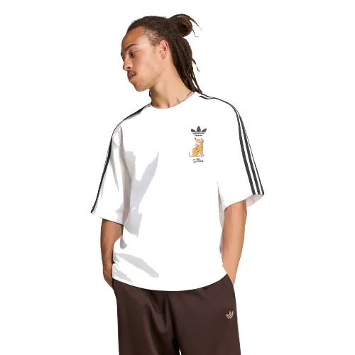 Obszerna koszulka z grafiką adidas Disney Little Santa’s Helper