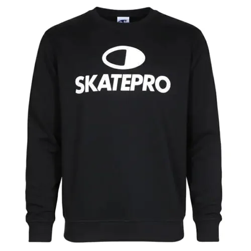 Odzież Bluza sportowa unisex SkatePro Crew Neck - M - Czarny