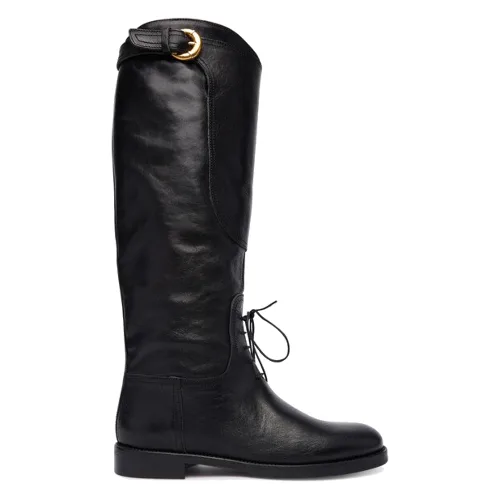 Oficerki Weekend Max Mara Visby 2525796015600 Czarny