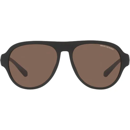Okulary ARMANI EXCHANGE AX4126SU80787. Okulary przeciwsłoneczne, Kolor brązowy. Mężczyzna.