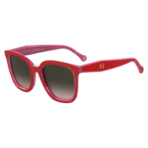 Okulary CAROLINA HERRERA HER0225GS45X. Okulary przeciwsłoneczne, Kolor czerwony. Kobieta.