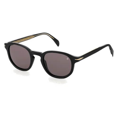 Okulary DAVID BECKHAM DB-1007-S-807. Okulary przeciwsłoneczne, Kolor czarny. Mężczyzna.