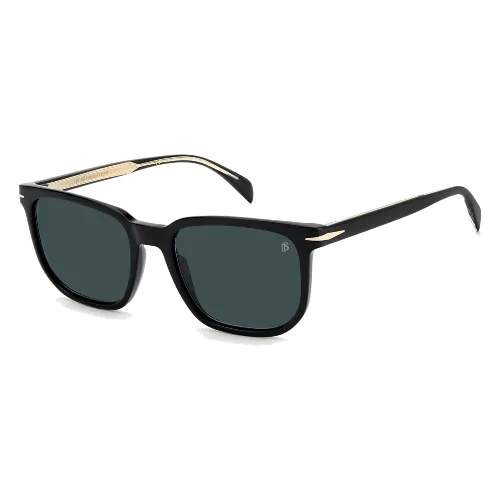 Okulary DAVID BECKHAM DB-1076-S-807. Okulary przeciwsłoneczne, Kolor czarny. Mężczyzna.