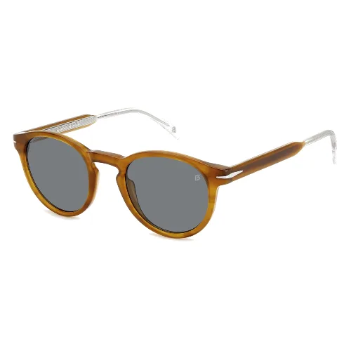 Okulary DAVID BECKHAM DB-1111-S-B4L. Okulary przeciwsłoneczne, Kolor żółty. Mężczyzna.