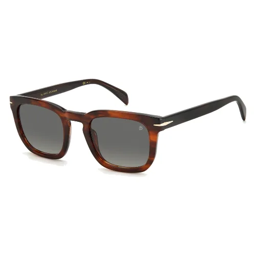 Okulary DAVID BECKHAM DB-7076-S-EX4. Okulary przeciwsłoneczne, Kolor brązowy. Mężczyzna.