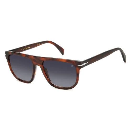 Okulary DAVID BECKHAM DB-7111-S-EX4. Okulary przeciwsłoneczne, Kolor brązowy. Mężczyzna.
