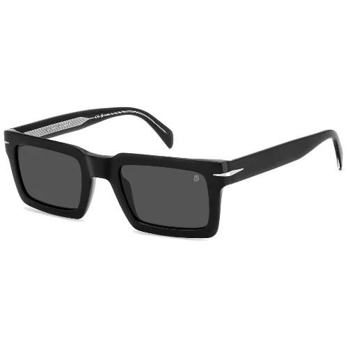 Okulary DAVID BECKHAM DB-7126-S-807. Okulary przeciwsłoneczne, Kolor czarny. Mężczyzna.