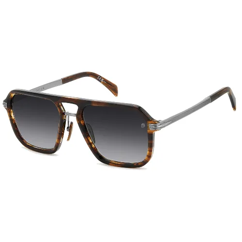 Okulary DAVID BECKHAM DB-7136-S-6C5. Okulary przeciwsłoneczne, Kolor brązowy. Mężczyzna.
