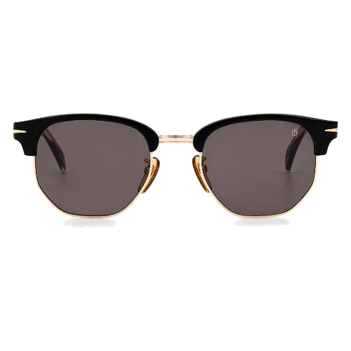 Okulary DAVID BECKHAM DB1002S2M2IR. Okulary przeciwsłoneczne, Kolor czarny złoty. Mężczyzna.