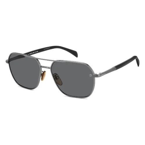 Okulary DAVID BECKHAM DB1128GSV81. Okulary przeciwsłoneczne, Kolor szary. Mężczyzna.