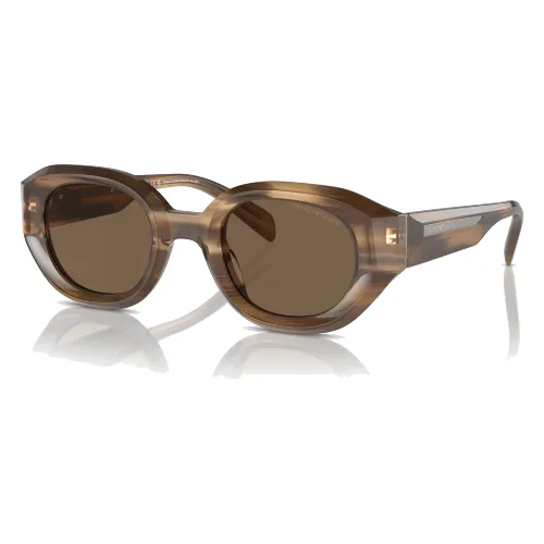 Okulary EMPORIO ARMANI EA4230U614973. Okulary przeciwsłoneczne, Kolor brązowy. Mężczyzna.