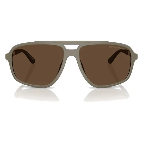 Okulary EMPORIO ARMANI EA4236U543773. Okulary przeciwsłoneczne, Kolor beżowy. Mężczyzna.