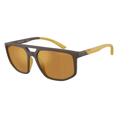 Okulary EMPORIO ARMANI EA4248U62586H. Okulary przeciwsłoneczne, Kolor brązowy. Mężczyzna.