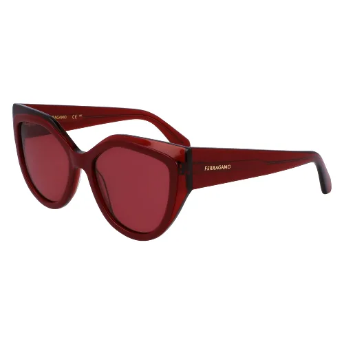 Okulary FERRAGAMO SF2004S-618. Okulary przeciwsłoneczne, Kolor czerwony. Kobieta.