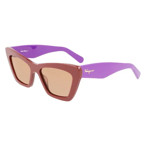 Okulary FERRAGAMO SF929S-209. Okulary przeciwsłoneczne, Kolor brązowy. Kobieta.
