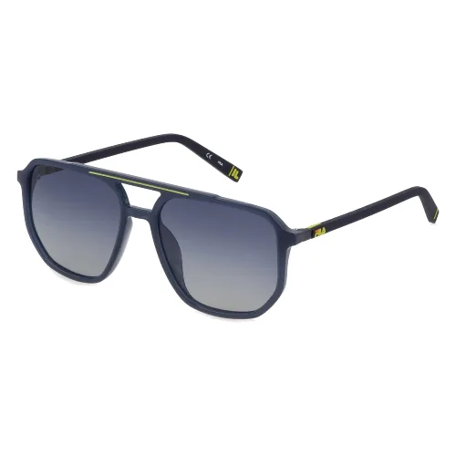 Okulary FILA SFI31257BL1P. Okulary przeciwsłoneczne, Kolor niebieski. Mężczyzna.