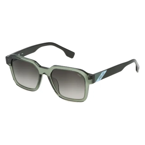 Okulary FILA SFI458-5206W5. Okulary przeciwsłoneczne, Kolor zielony. Unisex.