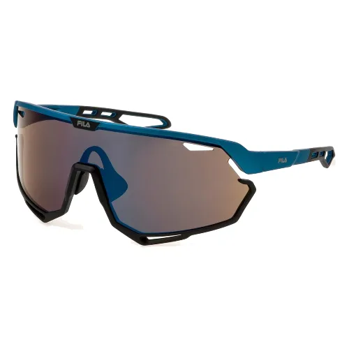 Okulary FILA SFI721-99U07B. Okulary przeciwsłoneczne, Kolor niebieski. Unisex.