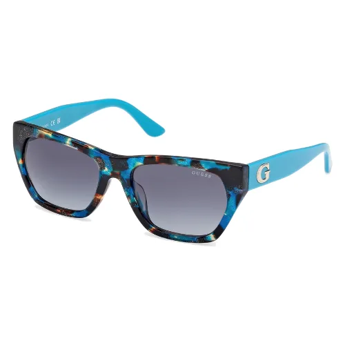 Okulary GUESS GU00203H5687P. Okulary przeciwsłoneczne, Kolor niebieski. Kobieta.
