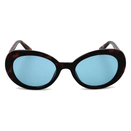 Okulary GUESS GU76325152V. Okulary przeciwsłoneczne, Kolor havana. Kobieta.