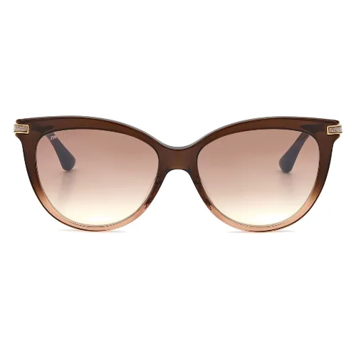 Okulary JIMMY CHOO AXELLEGS0MYNQ. Okulary przeciwsłoneczne, Kolor brązowy beżowy. Kobieta.